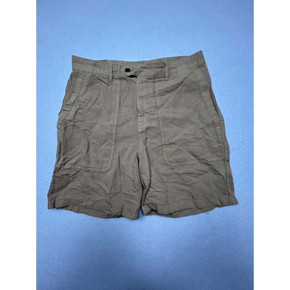 Zara Shorts Cotton Canvas Tan Brown EUR 38 USA 30 Mens